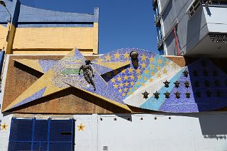 26 Idolos by Perez Celis Mural Outside La Bombonera Stadium La Boca Buenos Aires